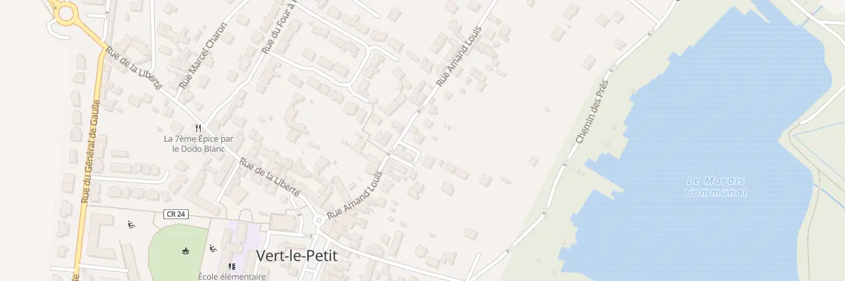 Plan du 28 Rue Amand Louis à Vert-le-Petit