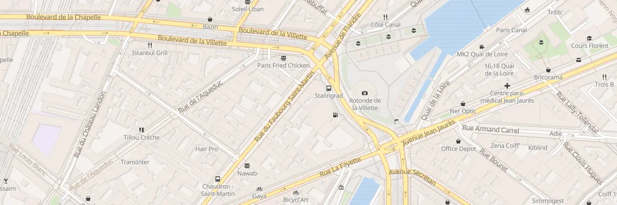 Plan du 270 Rue du Faubourg Saint-Martin à Paris 10e Arrondissement