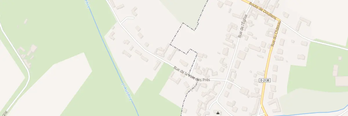 Plan du 2 Rue de la Voie des Prés à Doullens