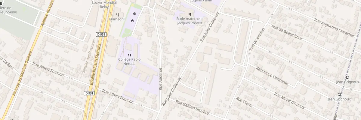 Plan du 71 Rue Jules Châtenay à Saint-Denis