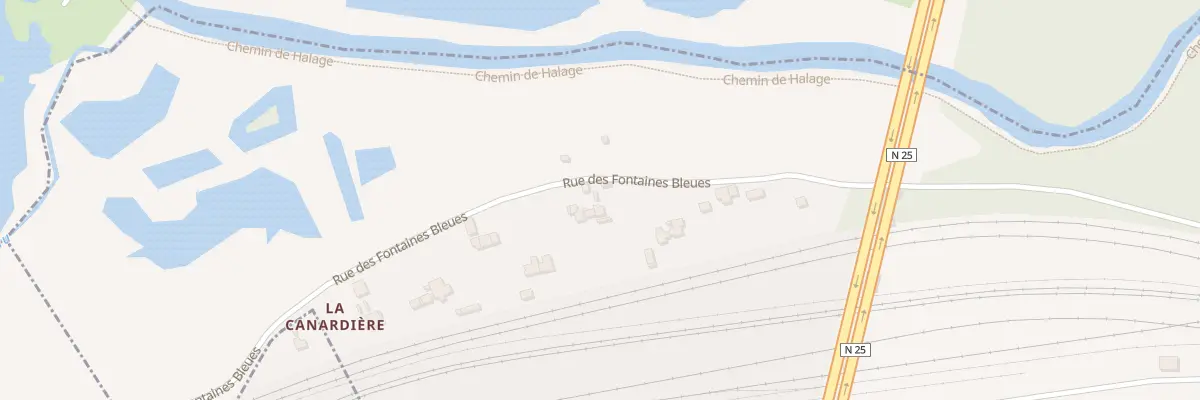 Plan du 12 La Canardiere à Glisy