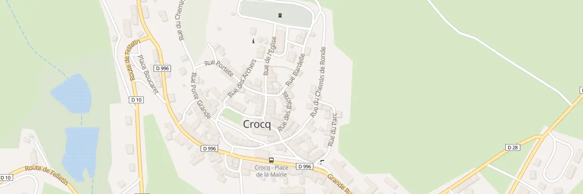 Plan du 5 Rue des Barres à Crocq