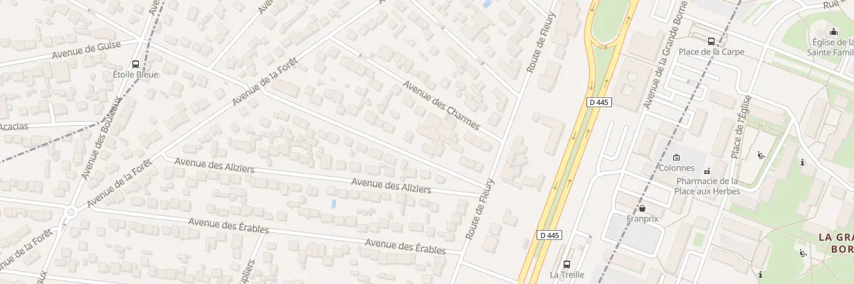 Plan du 10 Av de Guise à Viry-Châtillon