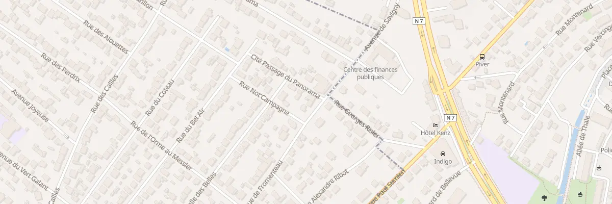 Plan du 97 Av de Fromenteau à Savigny-sur-Orge