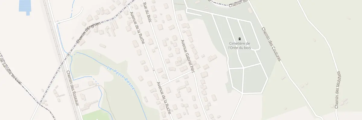 Plan du 85B Av Gabriel Péri à Sarcelles