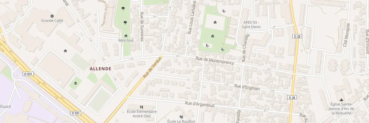 Plan du 37 Rue de Montmorency à Saint-Denis
