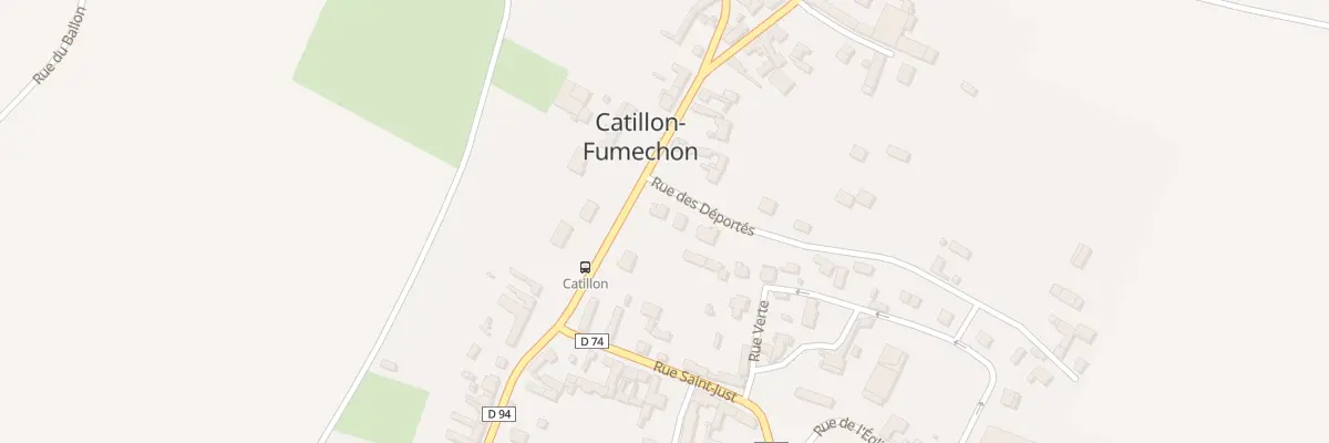 Plan du 69 Rue des Déportés à Catillon-Fumechon