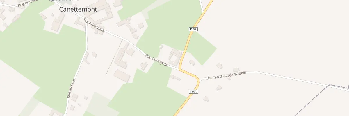 Plan du 5 Rue Principale à Canettemont