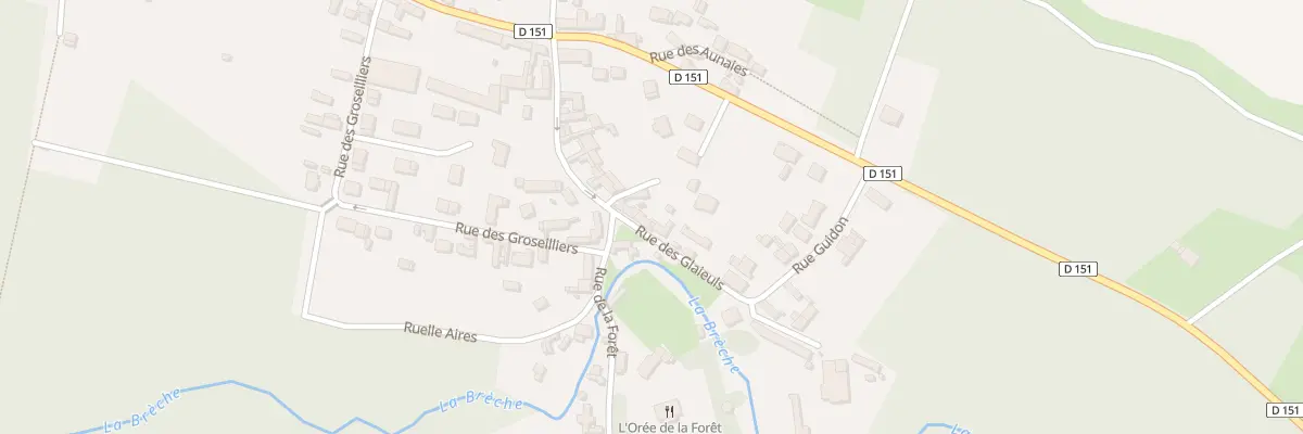 Plan du 25 Rue des Glaieuls à Étouy