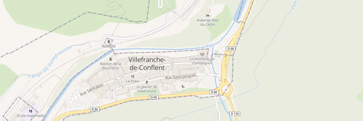 Plan du 79 Rue St Jean à Villefranche-de-Conflent