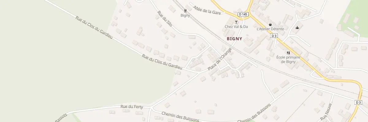 Plan du 4 Rue du Clos du Gardieu à Vallenay