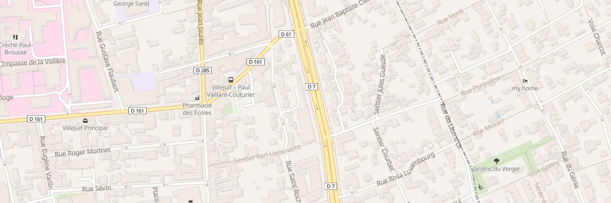 Plan du 64 Bd Maxime Gorki à Villejuif