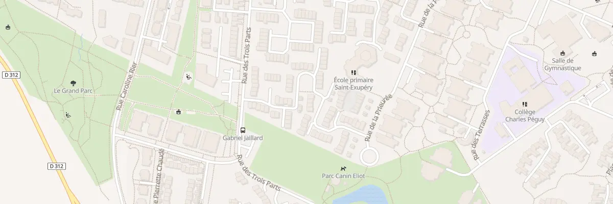 Plan du 37 Rue Gabriel Jaillard à Bondoufle