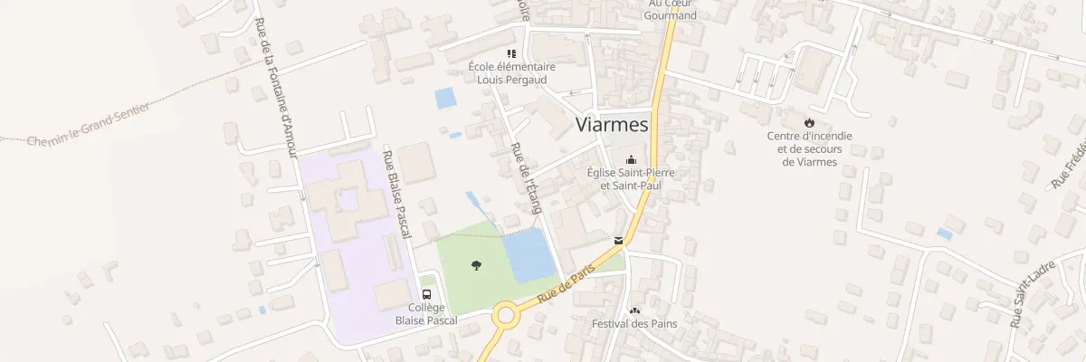 Plan du 5B Rue de la Grange à Viarmes
