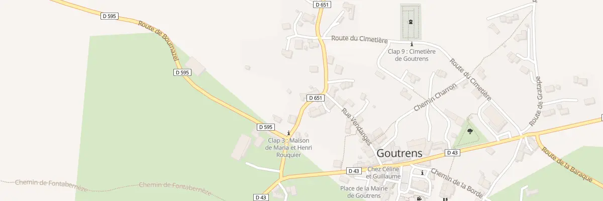 Plan du 5261 Goutrens à Goutrens