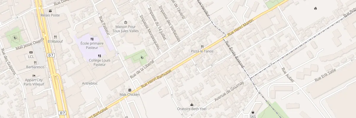 Plan du 61B Rue Henri Barbusse à Villejuif