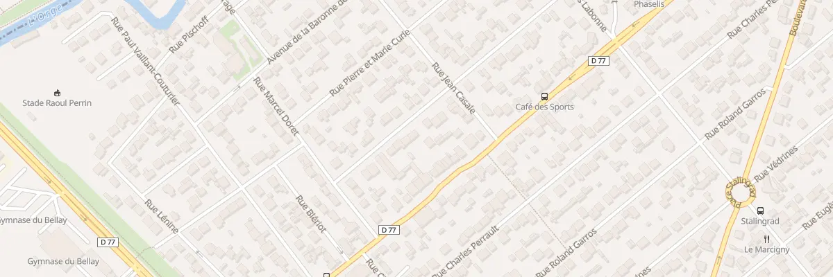 Plan du 89B Rue du Docteur Calmette à Viry-Châtillon