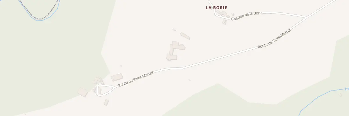 Plan du 1886 Rte de Saint-Marcel à Padiès