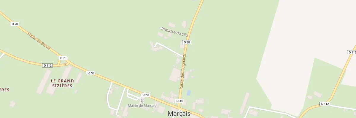 Plan du 1 Rue Guignards à Marçais