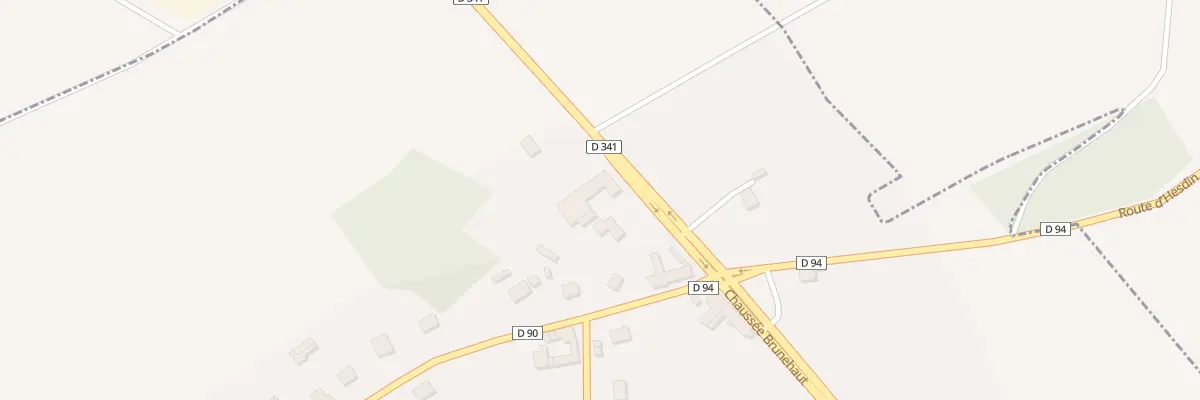 Plan du 2 Chs Brunehaut à Auchy-au-Bois