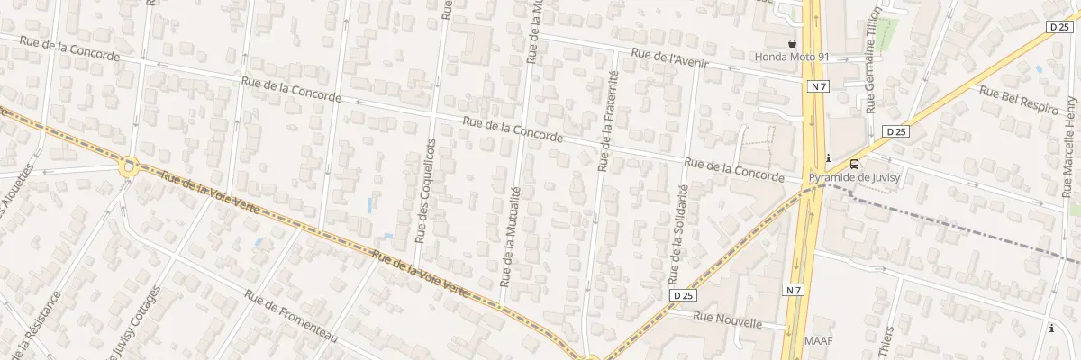 Plan du 16 Rue de la Mutualité à Athis-Mons