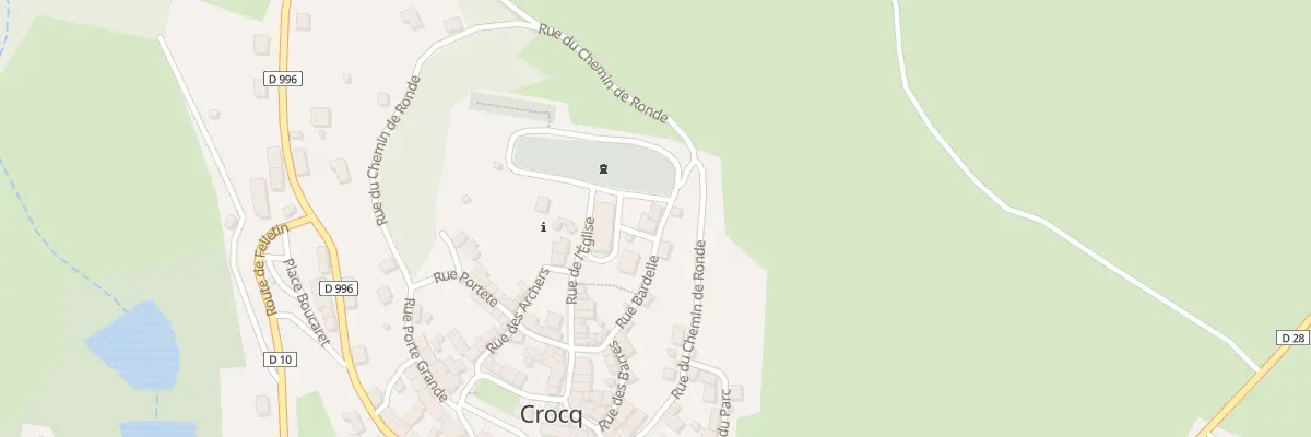 Plan du 2 Rue Bardelle à Crocq