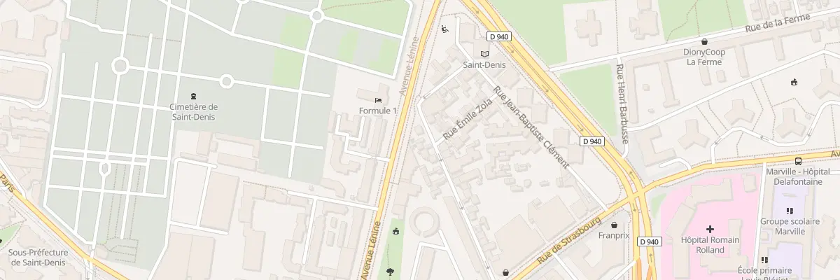 Plan du 49 Rue Menand à Saint-Denis