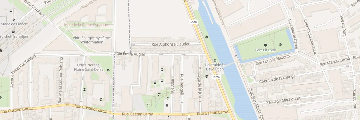 Plan du 13B Rue Emile Augier à Aubervilliers