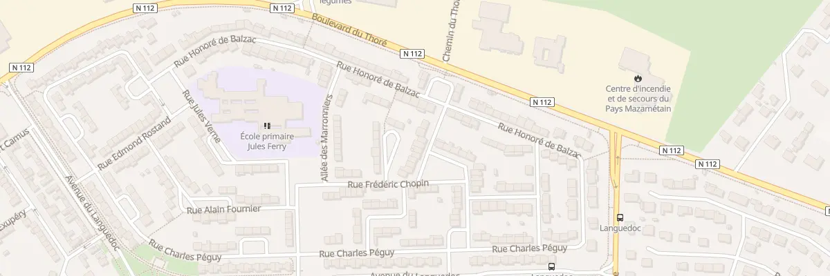 Plan du 6 Rue Jean Sébastien Bach à Aussillon