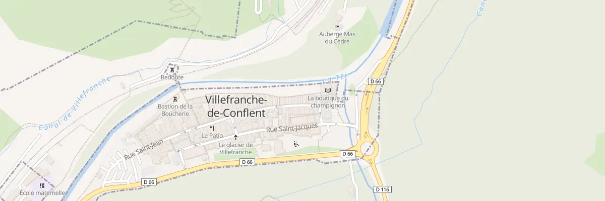 Plan du 83 Rue St Jean à Villefranche-de-Conflent