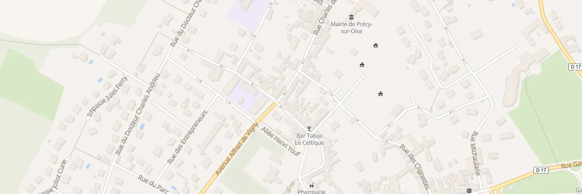 Plan du 16 Rue du Château à Précy-sur-Oise