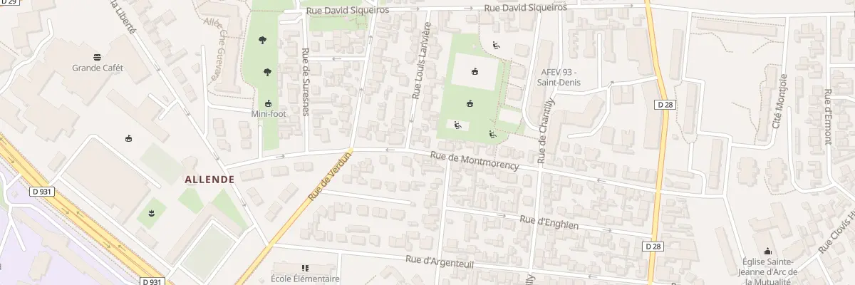 Plan du 38 Rue de Montmorency à Saint-Denis