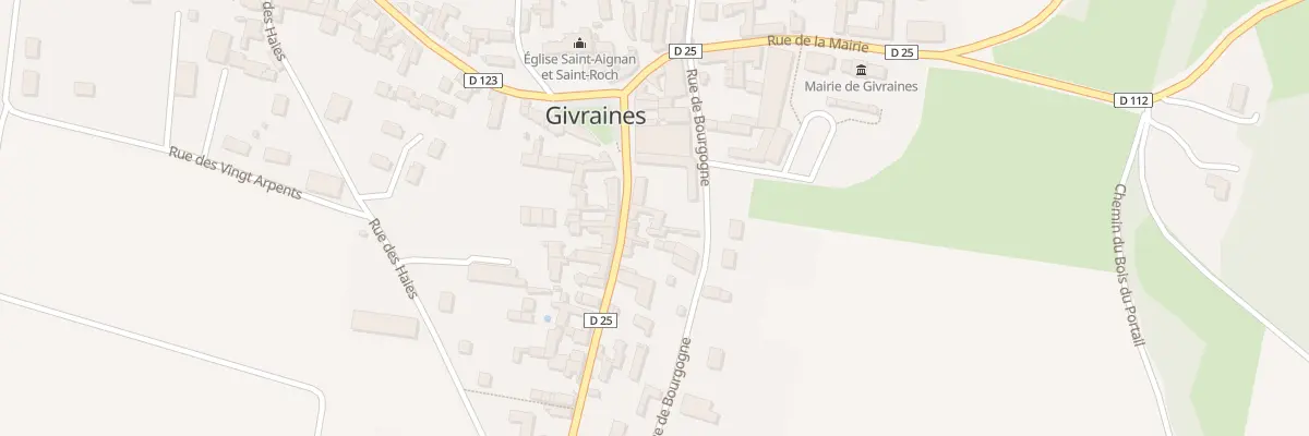 Plan du 3 Rue de Boynes à Givraines