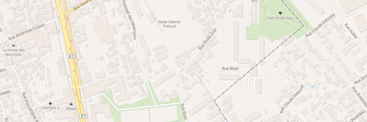 Plan du 56 Rue Emile Zola à Villejuif