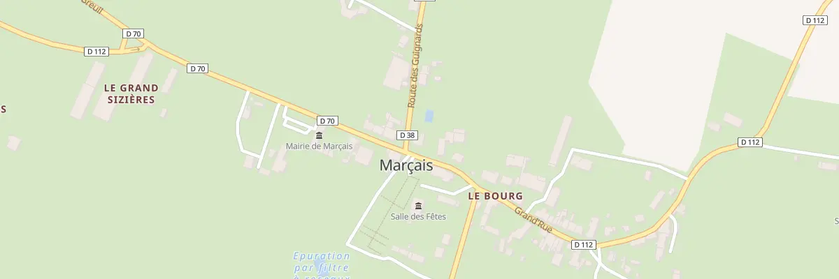 Plan du 1 Pl Saint-Maurice à Marçais