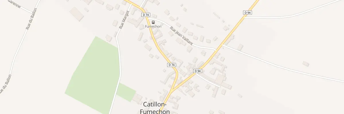 Plan du 136 Rue de Thieux à Catillon-Fumechon