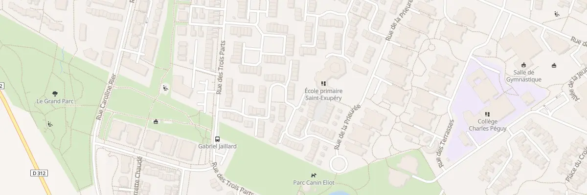 Plan du 24 Rue Gabriel Jaillard à Bondoufle