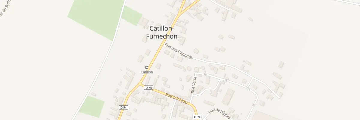 Plan du 65 Rue des Déportés à Catillon-Fumechon