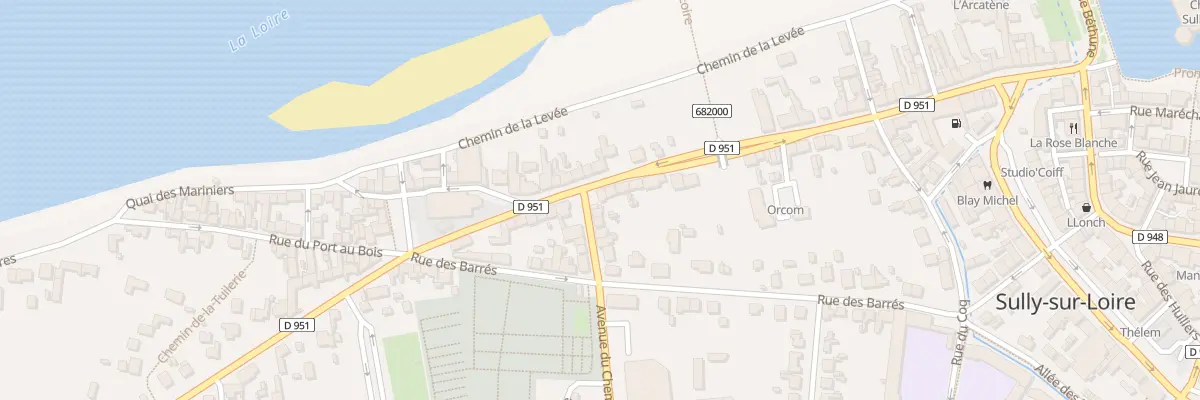 Plan du 1 Rue des Marronniers à Sully-sur-Loire