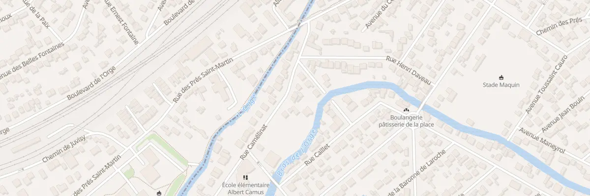 Plan du 11 Rue Camélinat à Viry-Châtillon