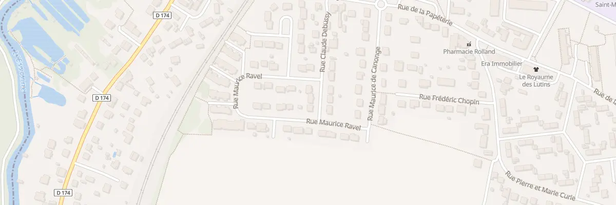 Plan du 8 Rue Claude Debussy à Ballancourt-sur-Essonne