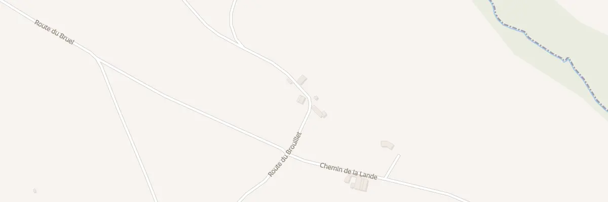Plan du 1509 Rte du Brouillet à Lacapelle-Pinet