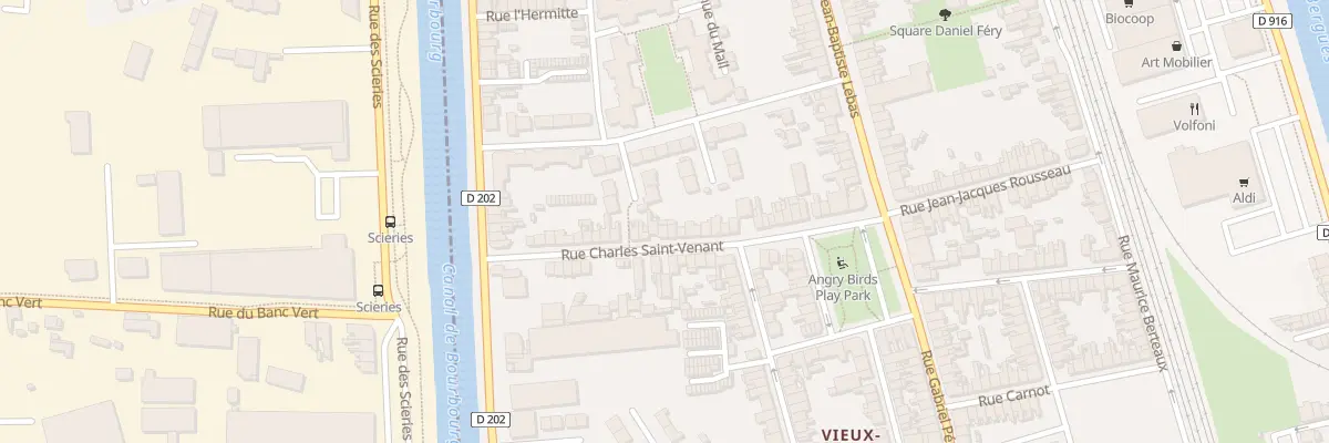 Plan du 33 Rue Charles Saint Venant à Coudekerque-Branche