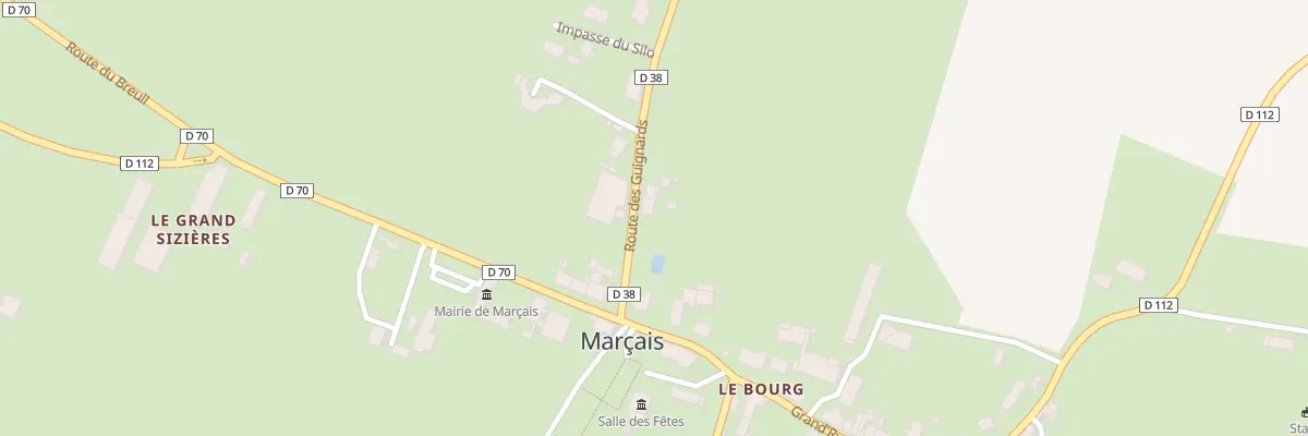 Plan du 4 Rue Guignards à Marçais