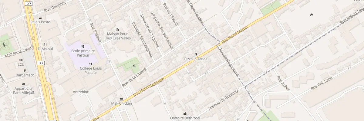 Plan du 67 Rue Henri Barbusse à Villejuif