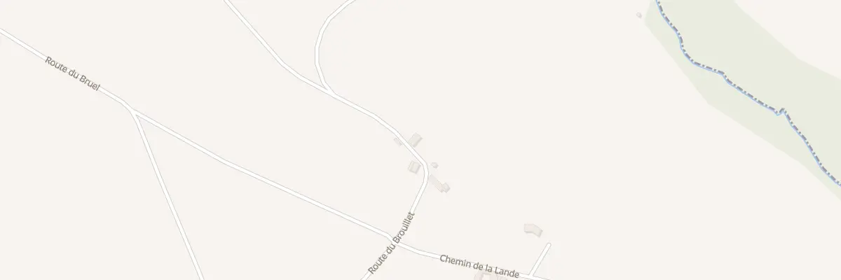 Plan du 5050 Le Brouillet à Lacapelle-Pinet