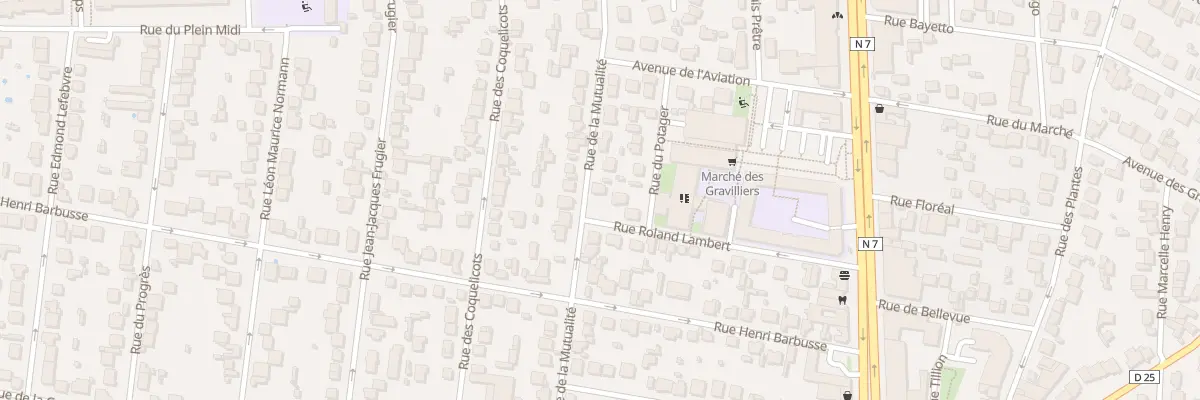 Plan du 6 Rue Roland Lambert à Athis-Mons