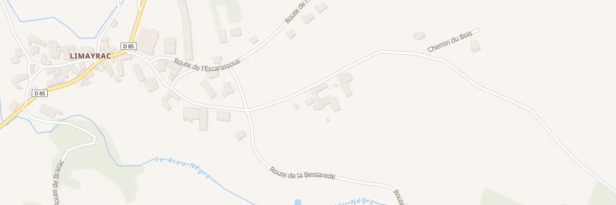 Plan du 340 Rte de Peyrusse à Colombiès