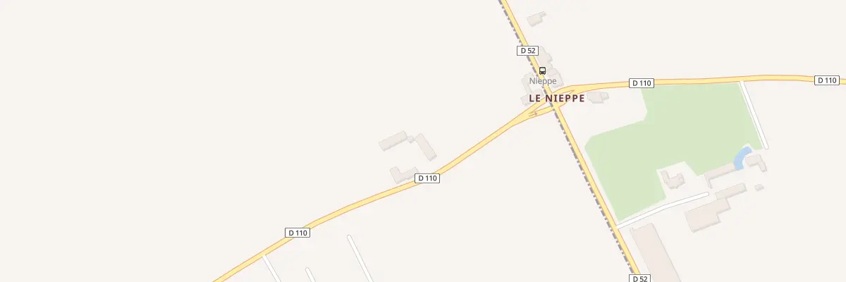 Plan du 19 Rte du Nieppe Cd 110 à Pitgam