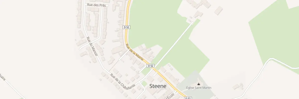 Plan du 6 Rue de la Mairie à Steene
